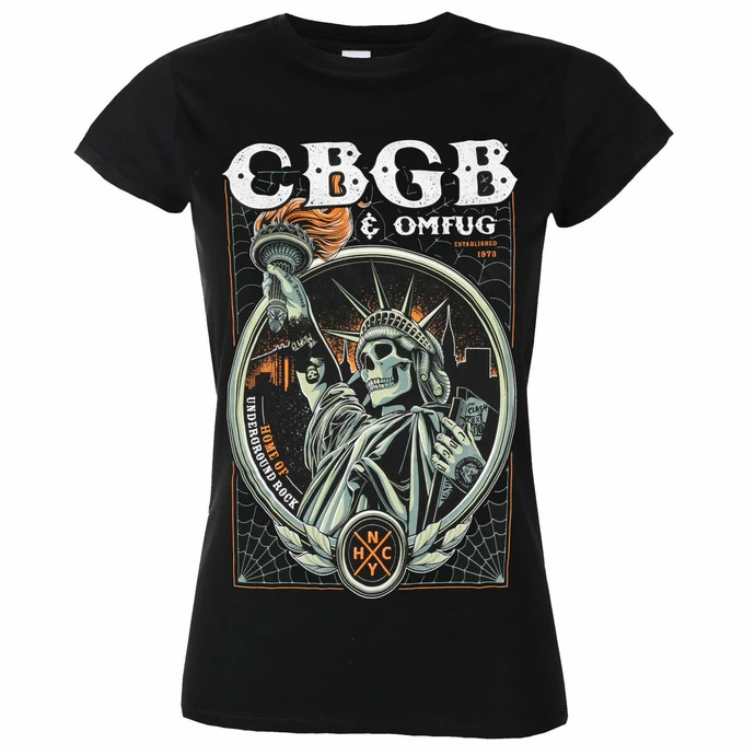 Women's T-shirt CBGB - Liberty - ROCK OFF 3 Women's T-shirt CBGB - Liberty - ROCK OFF