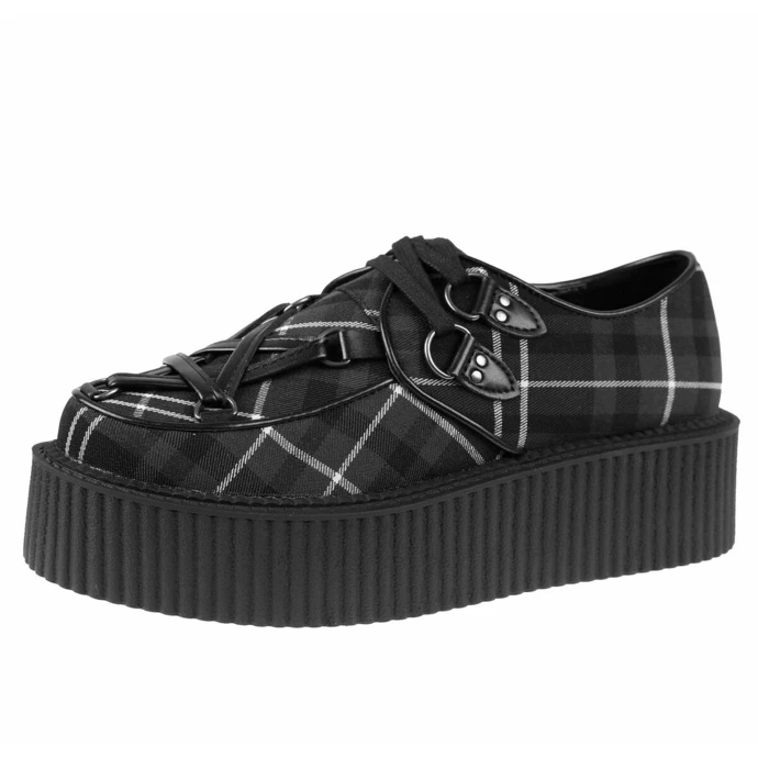 Women's Shoes KILLSTAR - Hexellent Creepers - ASH TARTAN 4 Women's Shoes KILLSTAR - Hexellent Creepers - ASH TARTAN - Image 2