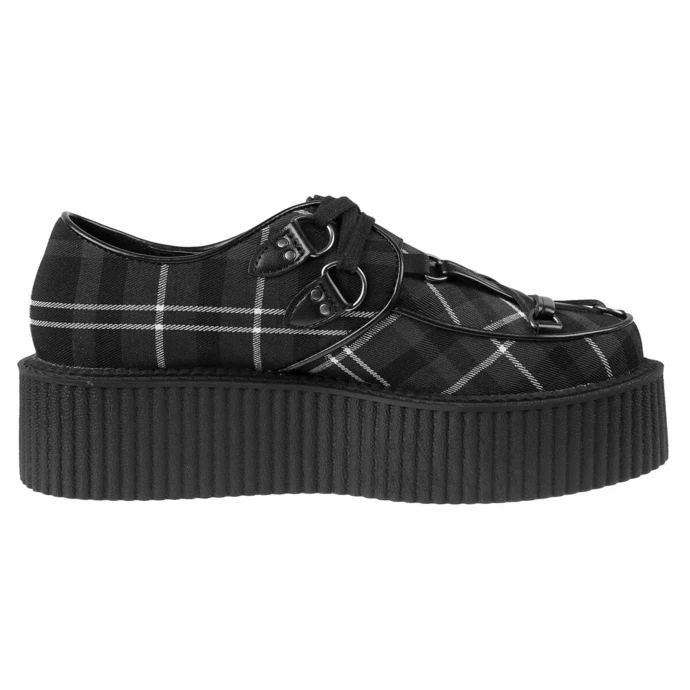 Women's Shoes KILLSTAR - Hexellent Creepers - ASH TARTAN 5 Women's Shoes KILLSTAR - Hexellent Creepers - ASH TARTAN - Image 3