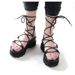 Women's Shoes (sandals) ALTERCORE - Sue - Black 11 Women's Shoes (sandals) ALTERCORE - Sue - Black -Fashionable street clothing aaw 130659