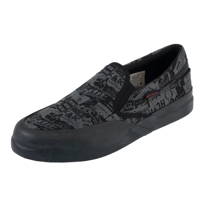 Women's Shoes DC - AC / DC - TNT. - SLIP ON - BLACK 3 Women's Shoes DC - AC / DC - TNT. - SLIP ON - BLACK