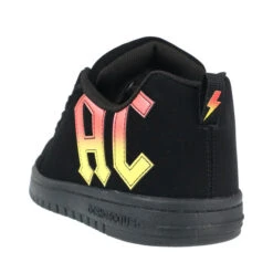 Shoes DC - AC / DC - HIGHWAY TO HELL - BLACK / BLACK / ORANGE -Fashionable street clothing ac dc 018