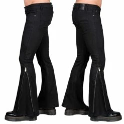 Unisex Pants WORNSTAR - Hellraiser Side - Black -Fashionable street clothing all access collection hellraiser side zipper pants black 00000000000050