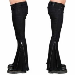 Unisex Pants WORNSTAR - Hellraiser Side - Black -Fashionable street clothing all access collection hellraiser side zipper pants black 00000000000052