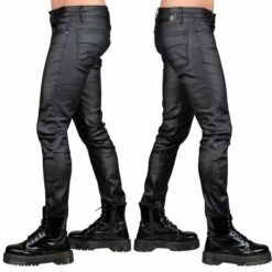 Men's Trousers (jeans) WORNSTAR - Rampager Waxed Denim -Fashionable street clothing all access collection rampager waxed denim pants 00000000083648
