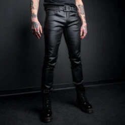 Men's Trousers (jeans) WORNSTAR - Rampager Waxed Denim -Fashionable street clothing all access collection rampager waxed denim pants 00000000083651