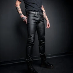 Men's Trousers (jeans) WORNSTAR - Rampager Waxed Denim -Fashionable street clothing all access collection rampager waxed denim pants 00000000083652