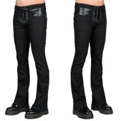 Unisex Pants WORNSTAR - Troubadour - Black 9 Unisex Pants WORNSTAR - Troubadour - Black -Fashionable street clothing all access collection troubadour pants black 0000000002
