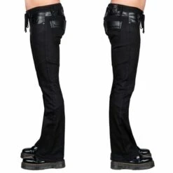 Unisex Pants WORNSTAR - Troubadour - Black 11 Unisex Pants WORNSTAR - Troubadour - Black -Fashionable street clothing all access collection troubadour pants black 0000000004