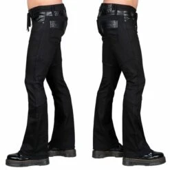 Unisex Pants WORNSTAR - Troubadour - Black 12 Unisex Pants WORNSTAR - Troubadour - Black -Fashionable street clothing all access collection troubadour pants black 0000000005