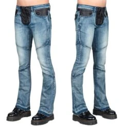Unisex Pants WORNSTAR - Troubadour - Classic Blue 10 Unisex Pants WORNSTAR - Troubadour - Classic Blue -Fashionable street clothing all access collection troubadour pants classic blue 09