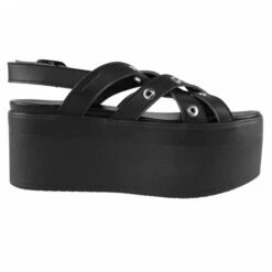 Women's Shoes (sandals) ALTERCORE - Nitta Vegan - Black -Fashionable street clothing alter core 005