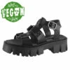 Women's Shoes (sandals) ALTERCORE - Samantha Vegan - Black -Fashionable street clothing alter core 015