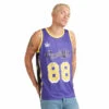 Men's Tank Top (jersey) CYPRESS HILL GREENTHUMB - PURPLE/YELLOW/BLACK/WHITE - AMPLIFIED -Fashionable street clothing amplified cypresshill cypresshillgreenthumbbballvest 1676565256ZAV836K21 3