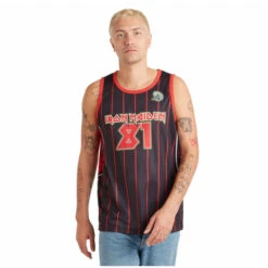Men's Tank Top (jersey) IRON MAIDEN - KILLERS - BLACK/RED/YELLOW - AMPLIFIED