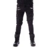 Men's Trousers Chemical Black - ANDERS - BLACK STRAIGHT FIT -Fashionable street clothing anders pants mens black chemical black 1
