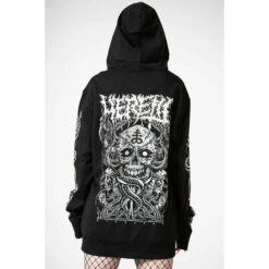 Sweatshirt Unisex KILLSTAR - Anders - Black 11 Sweatshirt Unisex KILLSTAR - Anders - Black -Fashionable street clothing anders zipup hoodie m b003