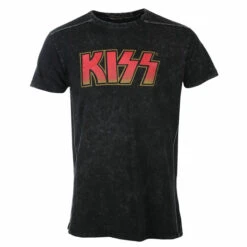 Men's T-shirt KISS - Classic Logo - Snow Wash - ROCK OFF