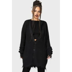 Unisex Sweater KILLSTAR - The Antisocials - Black 11 Unisex Sweater KILLSTAR - The Antisocials - Black -Fashionable street clothing ar21yvl4