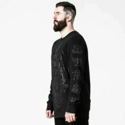 Unisex Sweatshirt KILLSTAR - Archetype - Black -Fashionable street clothing archetype sweatshirt i002