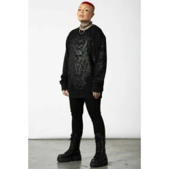 Unisex Sweatshirt KILLSTAR - Archetype - Black -Fashionable street clothing archetype sweatshirt i005