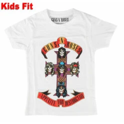Children's T-shirt Guns N' Roses - Appetite For Destruction - WHITE - ROCK OFF