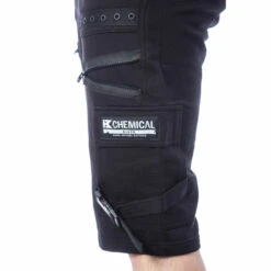 Men's Shorts CHEMICAL BLACK - ASCELIN - BLACK -Fashionable street clothing ascelin shorts mens black chemical black 3