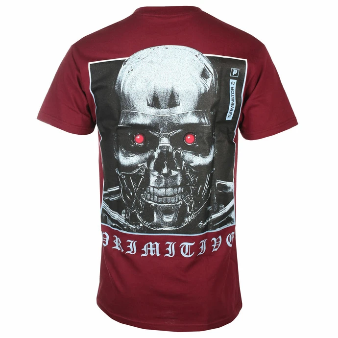 Men's T-shirt DIAMOND X Terminator - Primitive Machine - Burgundy 3 Men's T-shirt DIAMOND X Terminator - Primitive Machine - Burgundy
