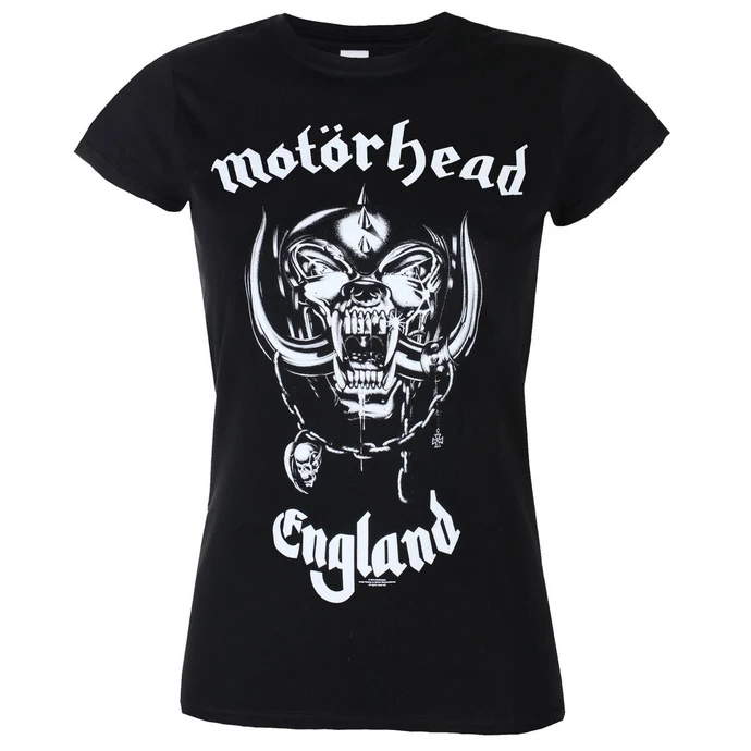 T-shirt Metal Women's Motörhead - England - ROCK OFF 3 T-shirt Metal Women's Motörhead - England - ROCK OFF
