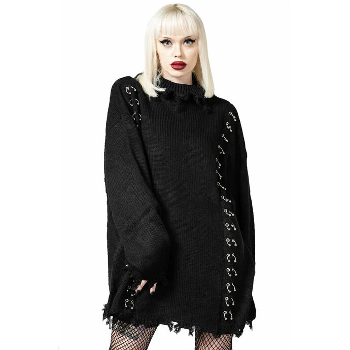 Unisex Sweater KILLSTAR - Daith Knit - Black 3 Unisex Sweater KILLSTAR - Daith Knit - Black