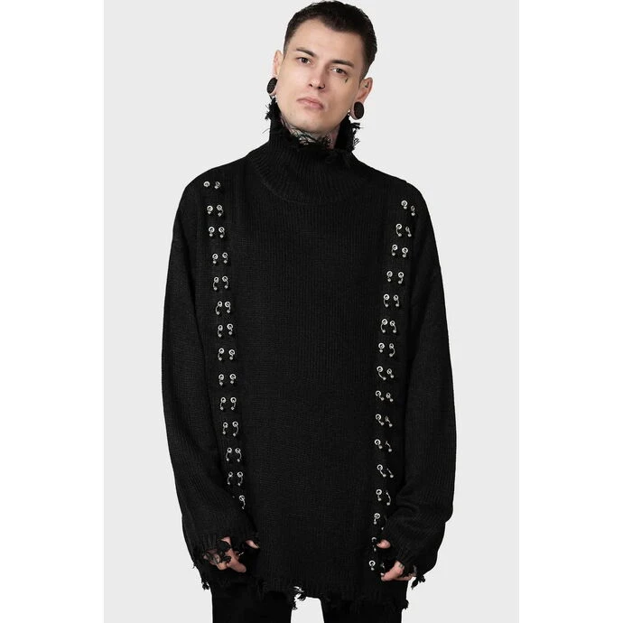 Unisex Sweater KILLSTAR - Daith Knit - Black 4 Unisex Sweater KILLSTAR - Daith Knit - Black - Image 2