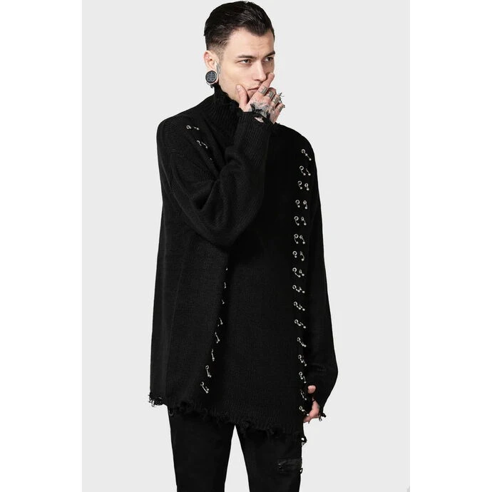 Unisex Sweater KILLSTAR - Daith Knit - Black 8 Unisex Sweater KILLSTAR - Daith Knit - Black - Image 6