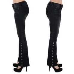 Unisex Pants WORNSTAR - Hellraiser Side - Vintage Black -Fashionable street clothing awgtflmn7