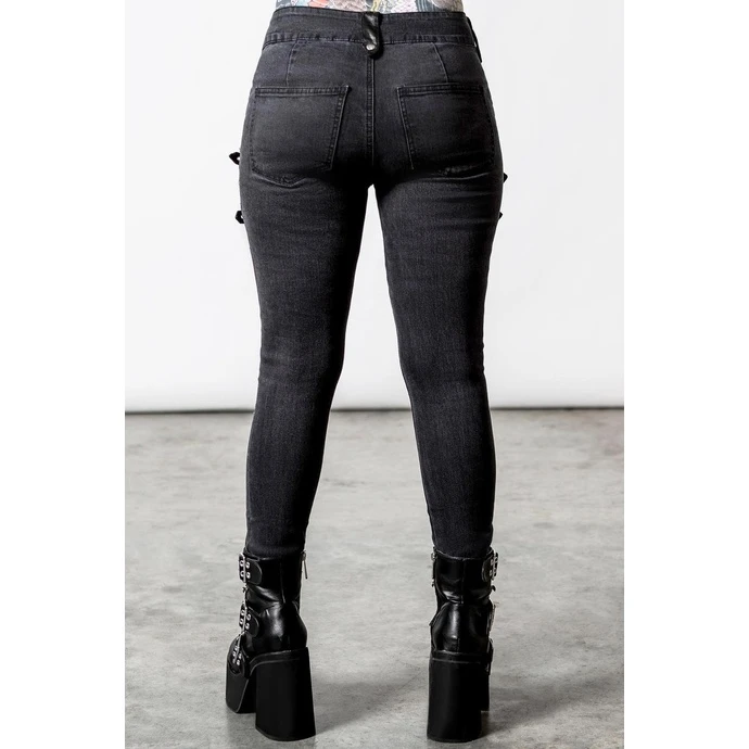 Unisex Pants KILLSTAR - Azazel Washed Jeans - Black 4 Unisex Pants KILLSTAR - Azazel Washed Jeans - Black - Image 2
