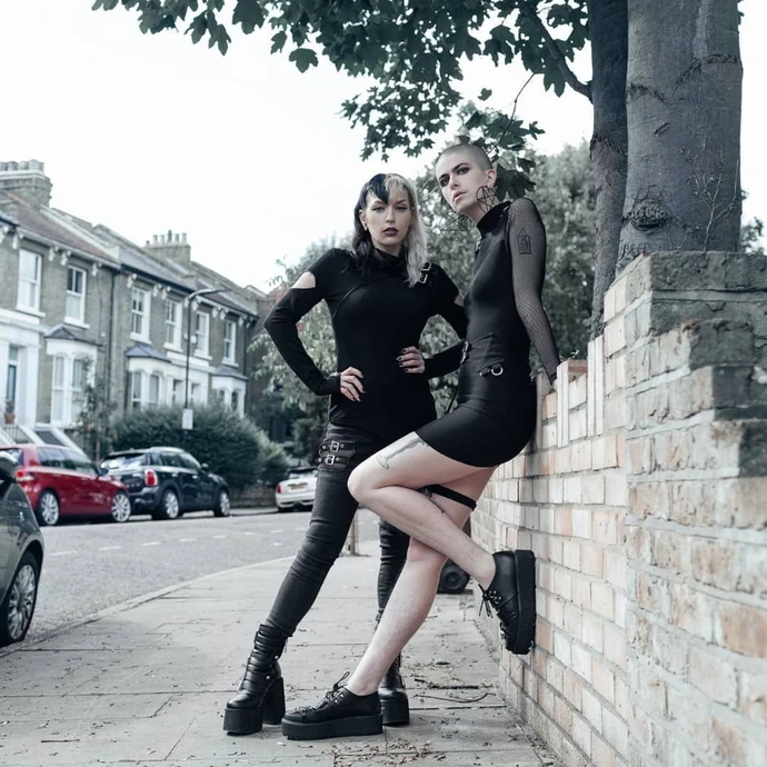 Unisex Pants KILLSTAR - Azazel Washed Jeans - Black 6 Unisex Pants KILLSTAR - Azazel Washed Jeans - Black - Image 4