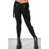Women's Trousers KILLSTAR - Drakor - Black -Fashionable street clothing azq1m1w