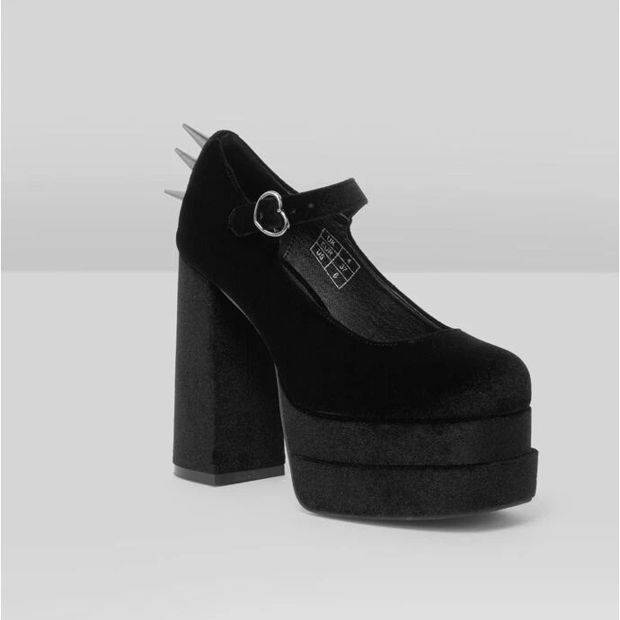 Women's Shoes KILLSTAR - Basilisks - Black 7 Women's Shoes KILLSTAR - Basilisks - Black - Image 5