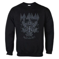 Sweatshirt (no Hood) Men's Def Leppard - Sheffield 1977 - LOW FREQUENCY