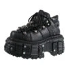 Shoes NEW ROCK - NEGRO TORNILLOS -Fashionable street clothing bh009