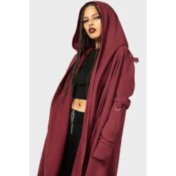 Women's Hoodie (cardigan) KILLSTAR - Assassins - Red 10 Women's Hoodie (cardigan) KILLSTAR - Assassins - Red -Fashionable street clothing bh7ean4n