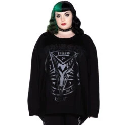 Women's Sweater KILLSTAR - Blazed Out Batwing -Fashionable street clothing blazed out batwing sweater b004
