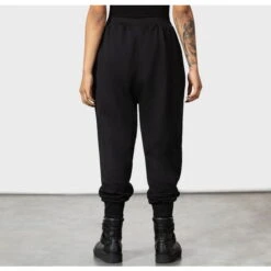 Trousers Unisex (sweatpants) KILLSTAR - Bone Idle - Black -Fashionable street clothing bone idle joggers 1szh