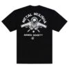 Men's T-shirt METAL MULISHA - STRAPPED BLK -Fashionable street clothing bvni23tn