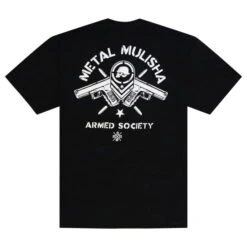 Men's T-shirt METAL MULISHA - STRAPPED BLK