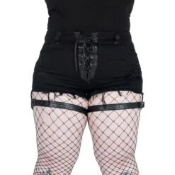 Women's Shorts KILLSTAR - Contraband Denim -Fashionable street clothing contraband denim shorts b004