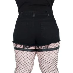 Women's Shorts KILLSTAR - Contraband Denim -Fashionable street clothing contraband denim shorts b005