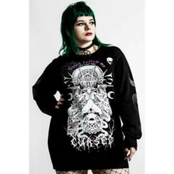 Unisex Jumper KILLSTAR - Cursed Knit - BLACK