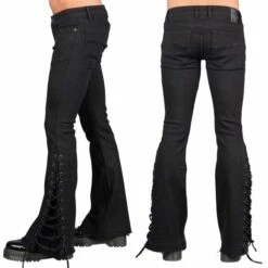 Men's Trousers (jeans) WORNSTAR - Cutlass Blackout -Fashionable street clothing cutlass blackout pants 00148