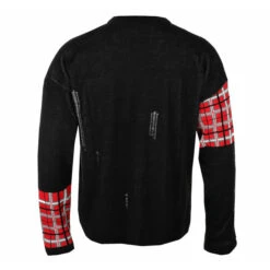 Men's Sweater Sex Pistols - Distressed Tartan Logo- ROCK OFF -Fashionable street clothing d z 027