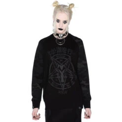Unisex Sweatshirt KILLSTAR - Darkpaths Camo 10 Unisex Sweatshirt KILLSTAR - Darkpaths Camo -Fashionable street clothing darkpaths camo sweatshirt b002